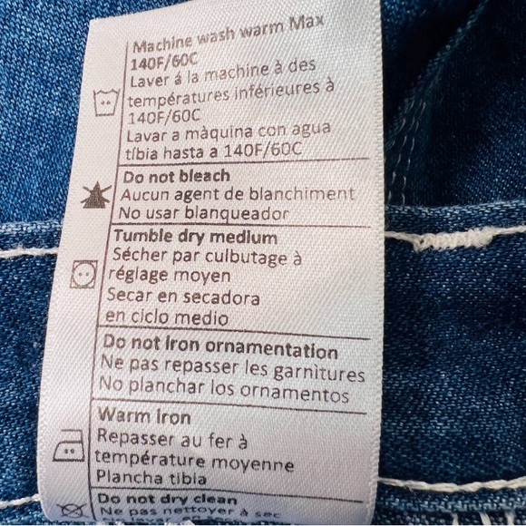 Carhartt Big and Tall Size 38 X 34 Straight Leg Carpenter Workwear Jeans 3140 - Picture 8 of 8